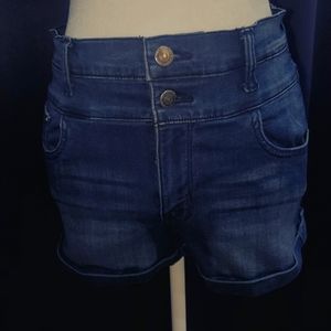 Wallflower Soft Denim Sassy High Rise Shorts
